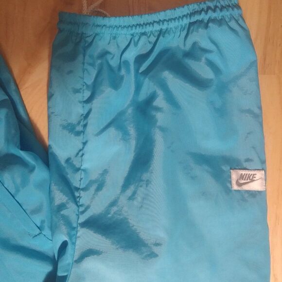 Vintage 90s Nike Logo Wind Pants Joggers - Picture 2 of 9